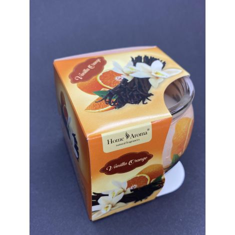 ŚWIECZKA ZAPACHOWA HOME AROMA - "VANILLA ORANGE"  70G